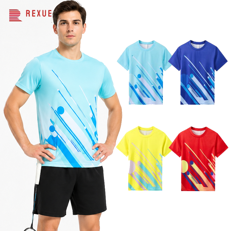 Badminton Jersey - Maglietta da badminton da uomo, maglietta
